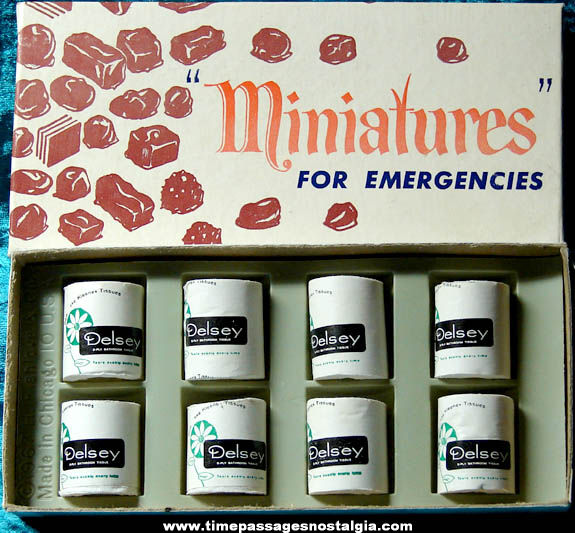 Boxed 1967 Miniatures For Emergencies Joke Novelty Item