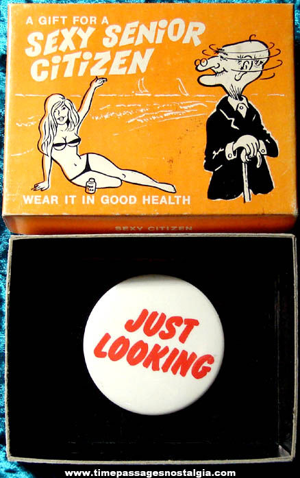 Boxed 1974 Sexy Senior Citizen Joke Novelty Item