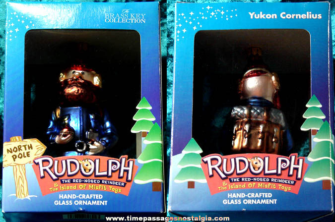 Unopened 2002 Yukon Cornelius Misfit Toy Glass Christmas Tree Ornament