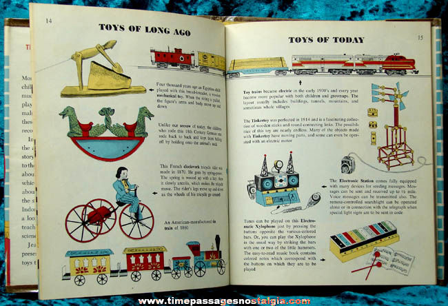 1957 The First Book of Toys Hard Back Book