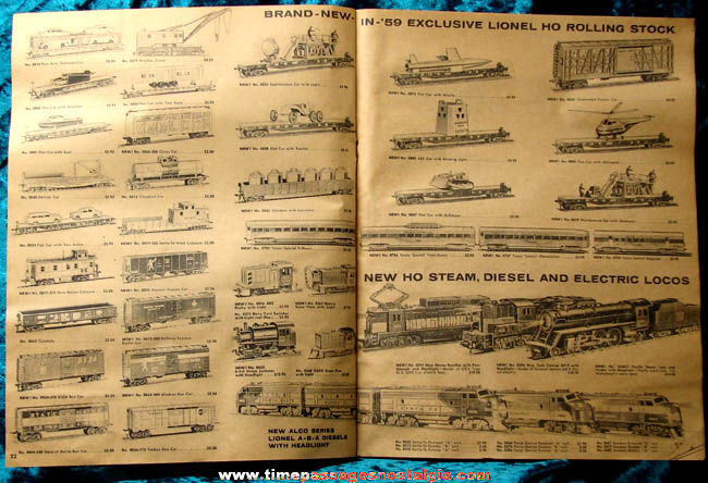 1959 Lionel Toy Train & Accessories Catalog