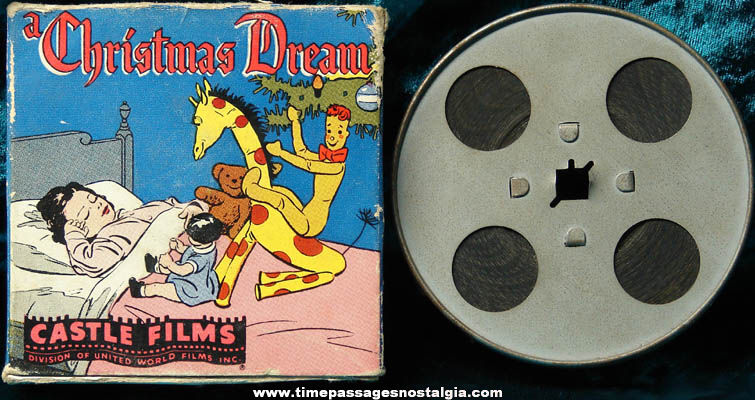 Boxed 1949 A Christmas Dream 16mm Headline Edition Castle Film