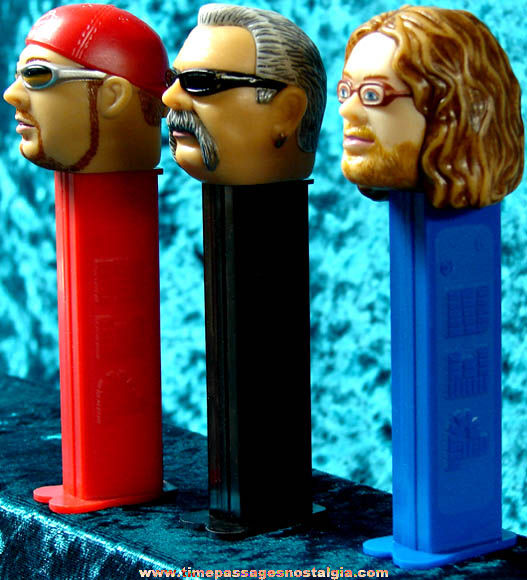 (3) Orange County Choppers Character PEZ Candy Dispensers