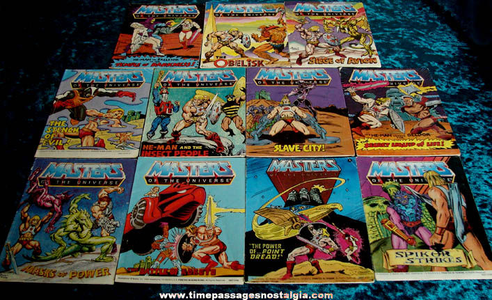 (11) 1982 - 1984 He-Man Masters of The Universe Miniature Comic Books