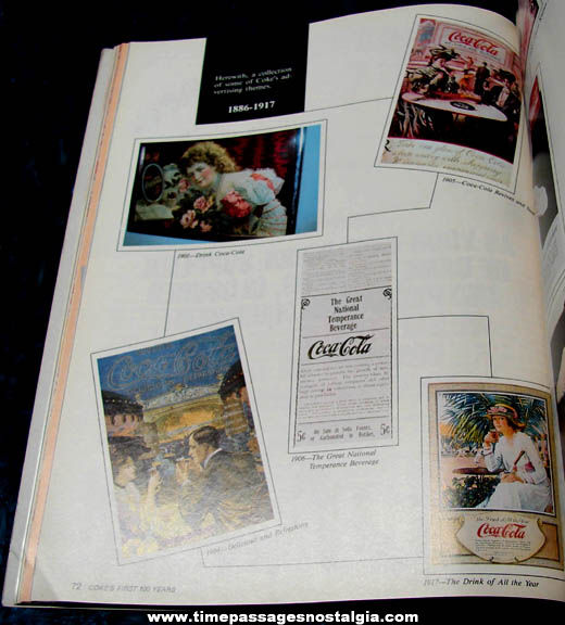 1986 Coca Cola 100th Anniversary Advertising Book