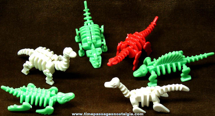 miniature dinosaur skeleton