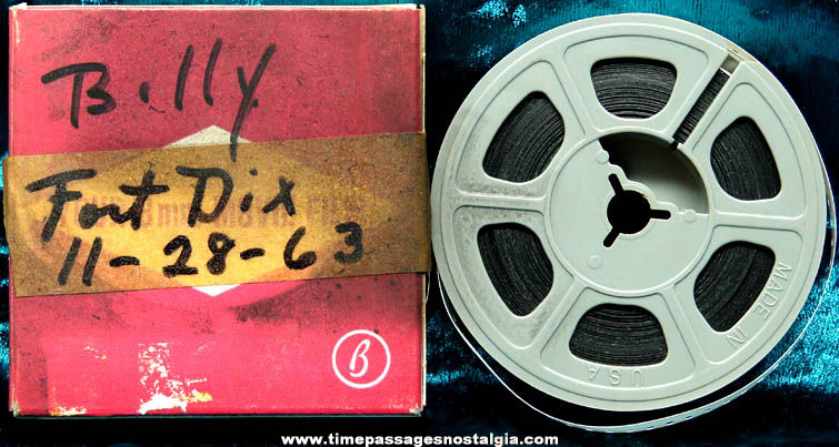 Boxed 1963 Fort Dix 8mm Home Movie Film