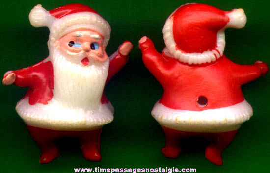 (50) Old Miniature Christmas Santa Claus Character Figures