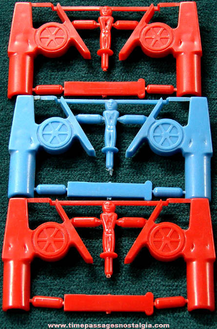 (3) Old Unassembled Circus Cannon Launcher Cereal Box Prize Toys