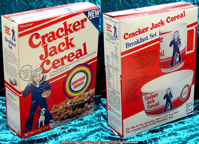 1983 Ralston Purina Cracker Jack Cereal Box