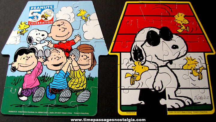 (15) Old Charles Schulz Peanuts Comic Strip Character Items