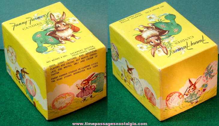 Colorful Old Fanny Farmer Easter Candy Box