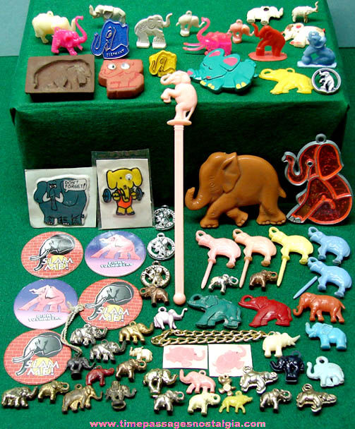 (70) Small Elephant Related Items