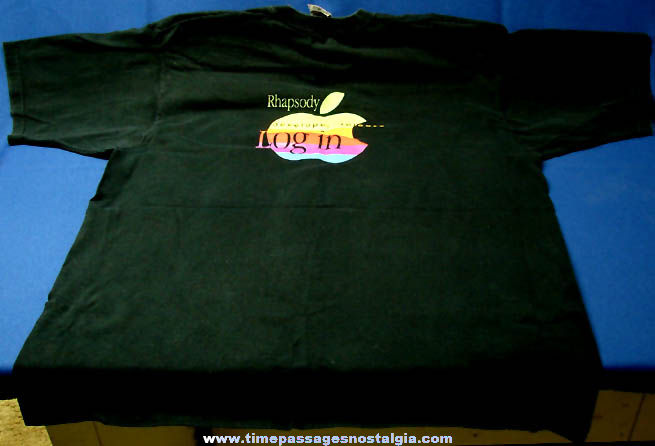 Old Apple Macintosh Computer Rhapsody Advertising T-Shirt