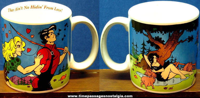 Colorful Old Li’l Abner Comic Strip Character Coffee Cup