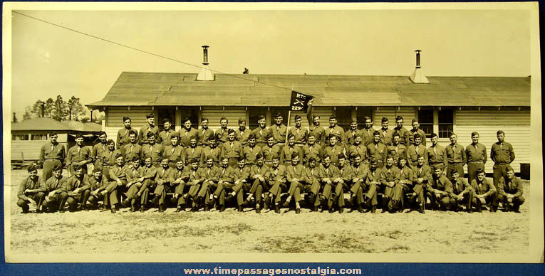 Large 1944 World War II Camp Blanding Florida Photograph