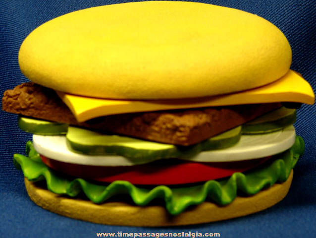 Colorful Old Wendy’s Restaurant Hamburger Advertising Drink Coaster Set
