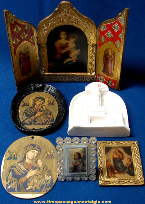 (6) Old Catholic or Christian Religious Items