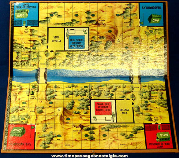 ©1963 Combat! U.S. Military Television Show Board Game
