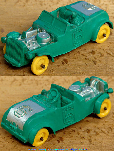 Old Auburn Rubber Toy Hot Rod Car