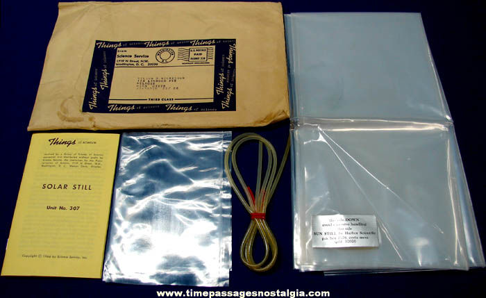 ©1966 #307 Solar Still Science Service Things of Science Kit