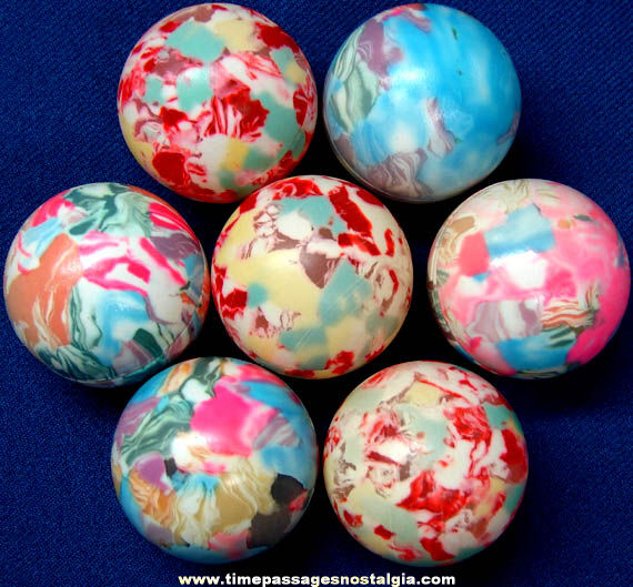 (7) Very Colorful Table Tennis or Ping Pong Game Balls