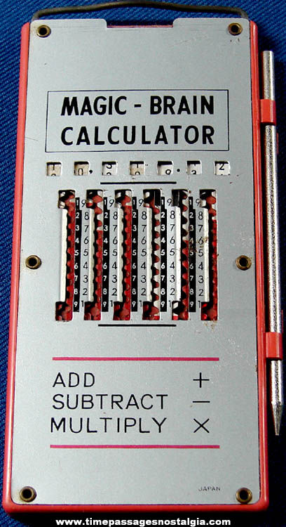 Old Magic Brain Pre Electronic Mechanical Calculator