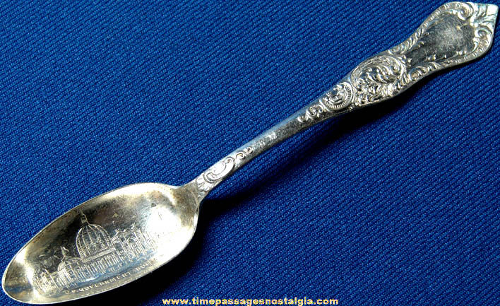 1893 Columbian Exposition World’s Fair United States Government Building Souvenir Spoon