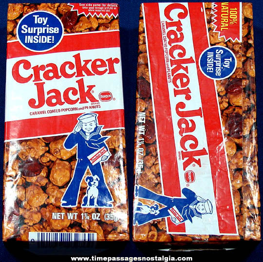 Unused 1992 Cracker Jack Premium Watch With Advertising Box