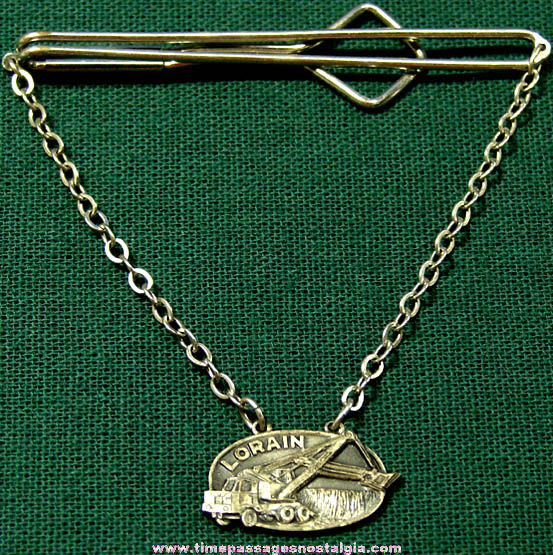 Old Thew Shovel Company Advertising Neck Tie Bar