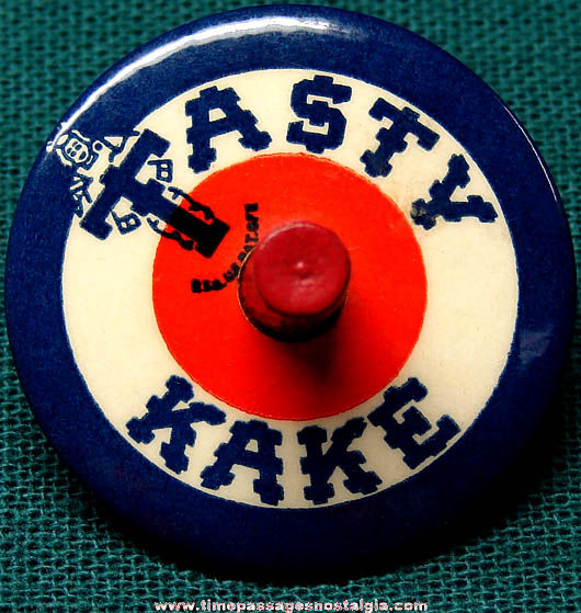 Old Tasty Kake Advertising Premium Spinning Top