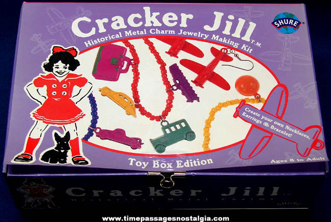 Unused 1996 Cracker Jill Toy Box Edition Jewelry Making Kit