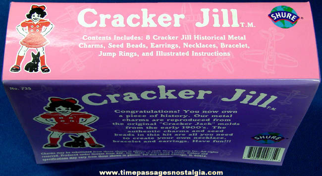 Unused 1996 Cracker Jill Toy Box Edition Jewelry Making Kit