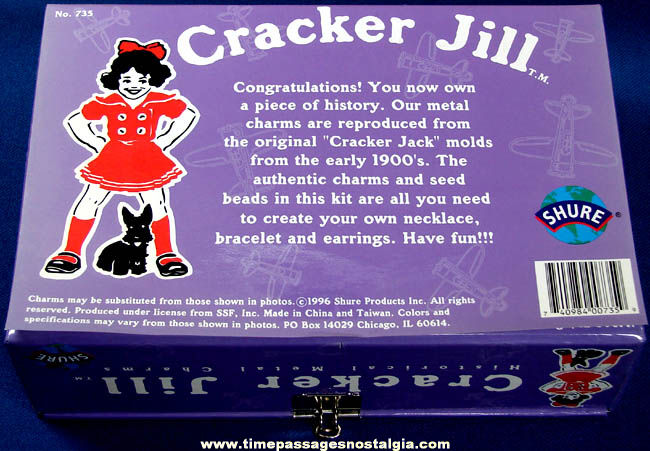 Unused 1996 Cracker Jill Toy Box Edition Jewelry Making Kit