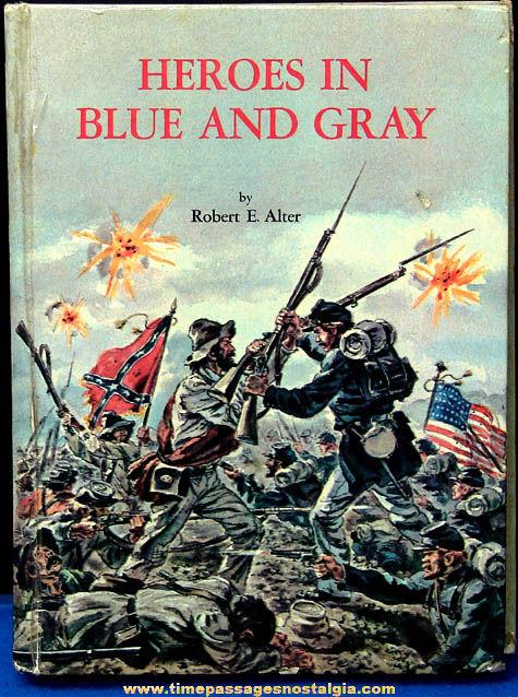 1965 Whitman Heroes In Blue and Gray Civil War Book