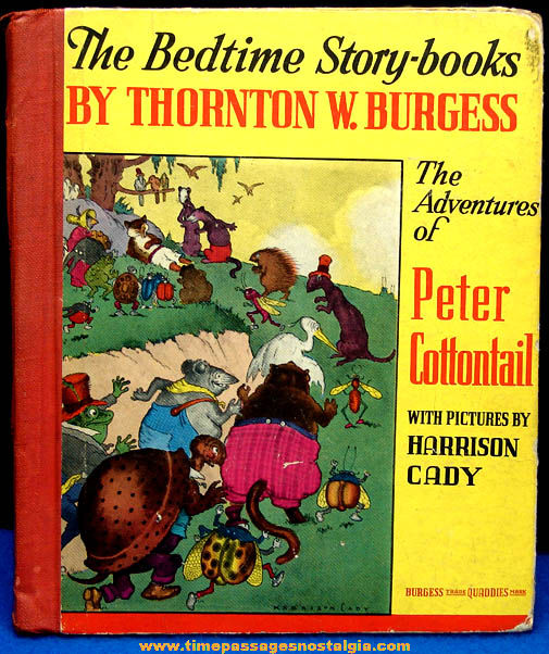 ©1944 Thornton Burgess Adventures of Peter Cottontail Story Book