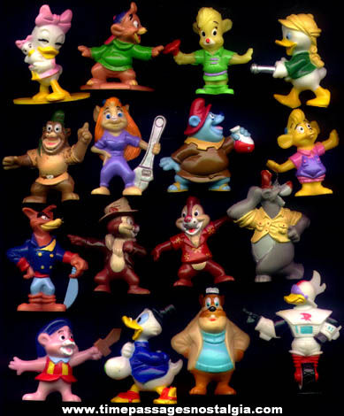 (16) 1991 Kellogg’s Disney Cartoon Character Cereal Premium / Prize Figures