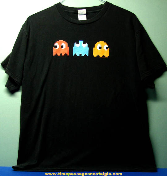 2004 Pac Man Arcade Video Game Advertising T-Shirt