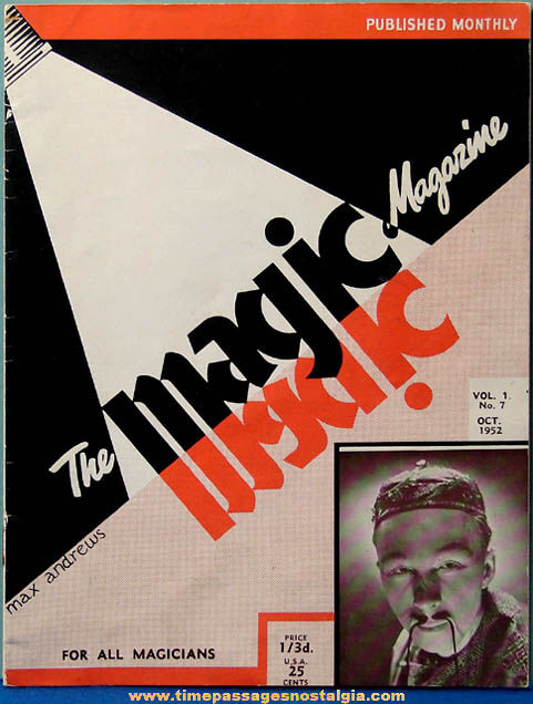 1952 Max Andrews Magic Magazine