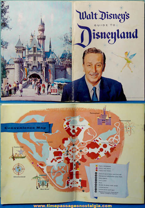 1958 Walt Disney’s Guide To Disneyland Souvenir Book