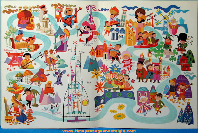 1964 - 1965 New York World’s Fair Walt Disney Exhibit Advertising Souvenir Booklet