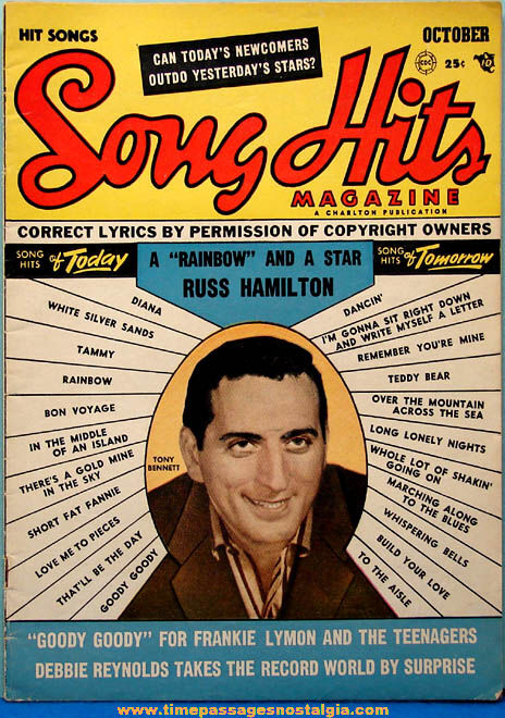 October 1957 Song Hits Music Magazine
