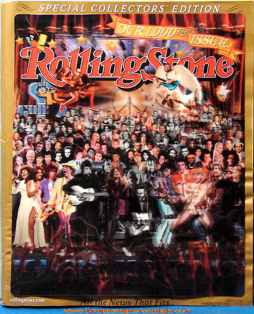 2006 Rolling Stone Magazine 1000th Issue Special 3-D Collectors’ Edition