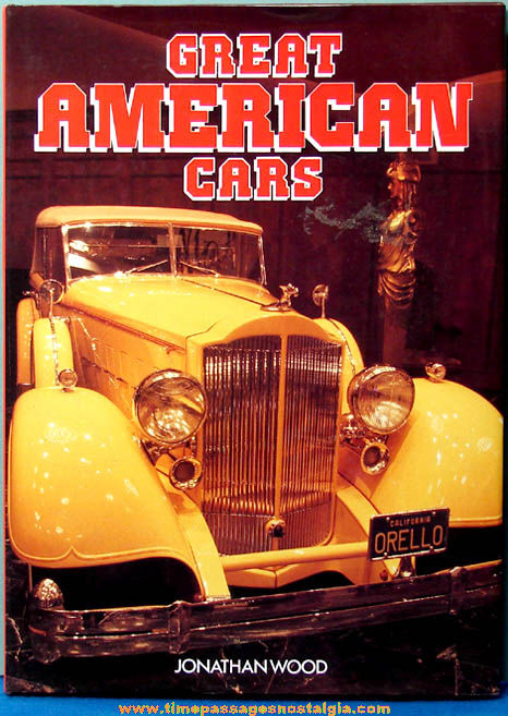 1985 Great American Cars Hard Back Book