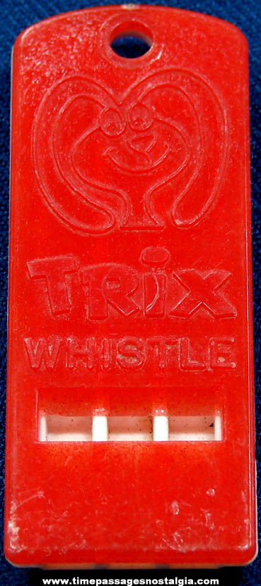 Old Trix Cereal Advertising Character Prize Whistle