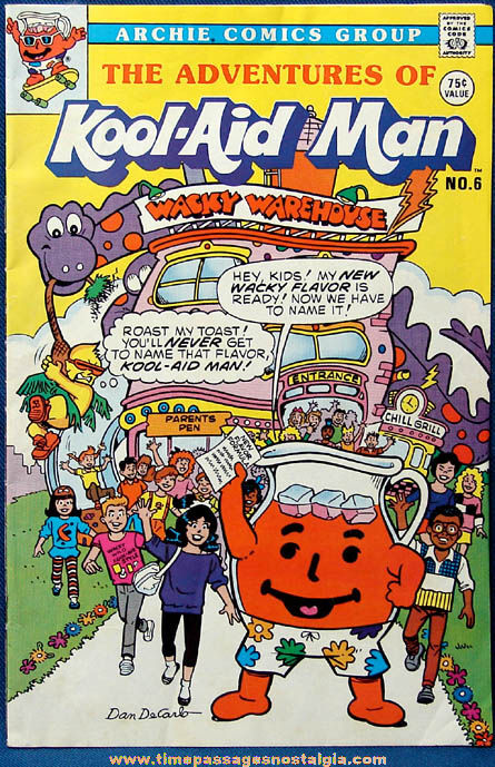 1989 Adventures of Kool Aid Man Advertising Comic Book #6