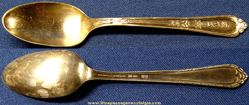 Old United States Navy Ship Tea Spoon