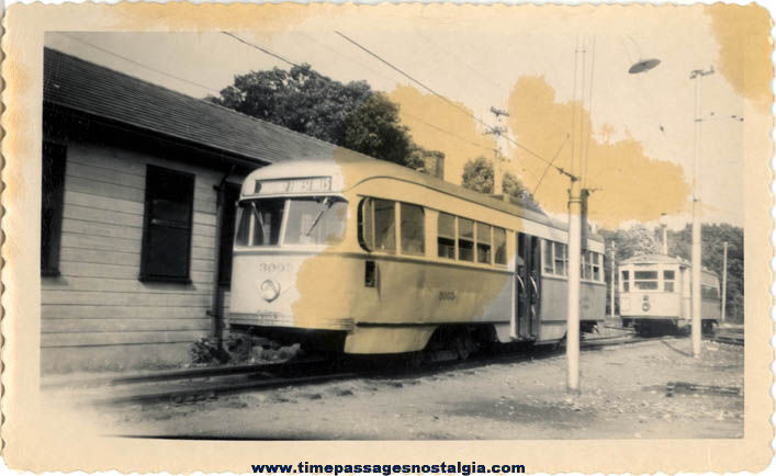 Old Forest Hills Electric Street Car Photograph