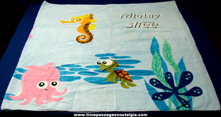 Unused 2003 Frito Lay Finding Nemo Promotion Contest Prize Beach Towel & Pillow