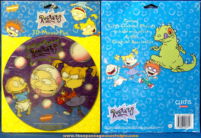 Unopened ©1997 Nickelodeon Rug Rats Character 3-D Flicker Mouse Pad